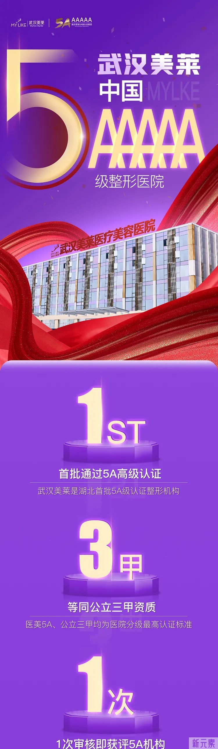 庆贺武汉美莱获评全国5A级整形医院! 图片-3
