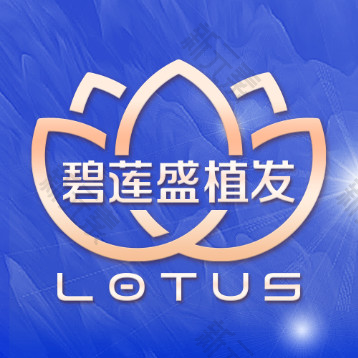 济南碧莲盛植发 logo