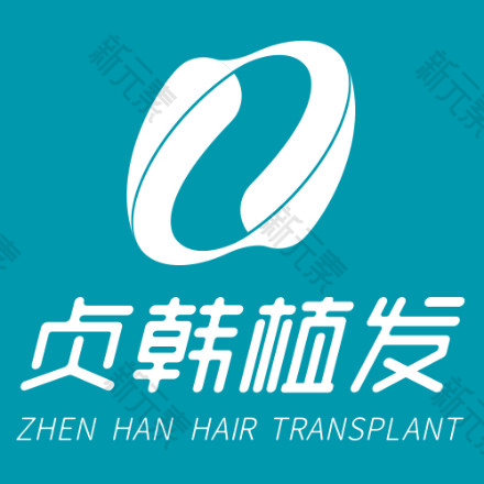 玉林贞韩植发 logo