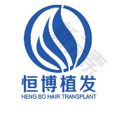 成都恒博医院植发 logo